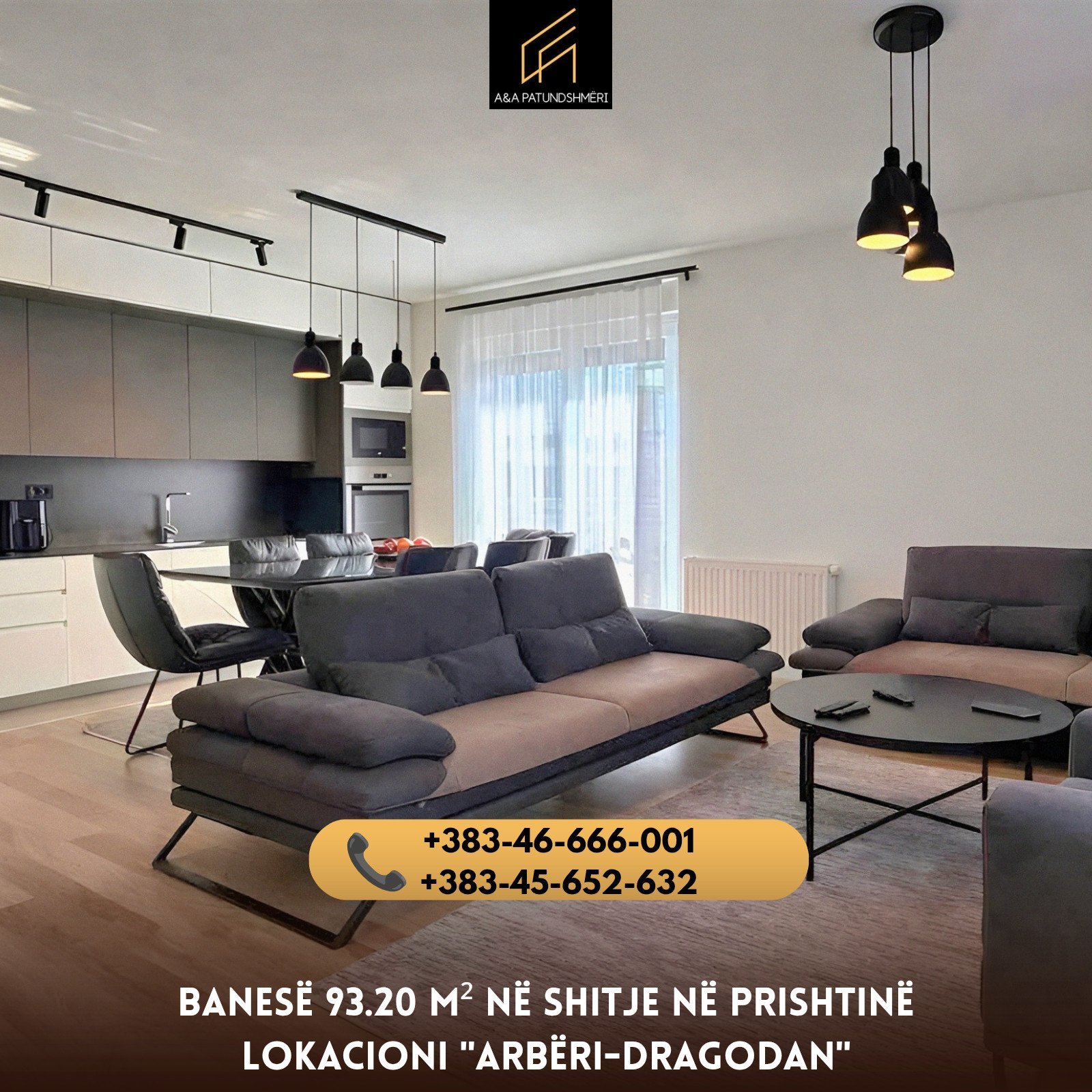 Banesë 93.20 m² në Shitje Prishtinë/Arbëri