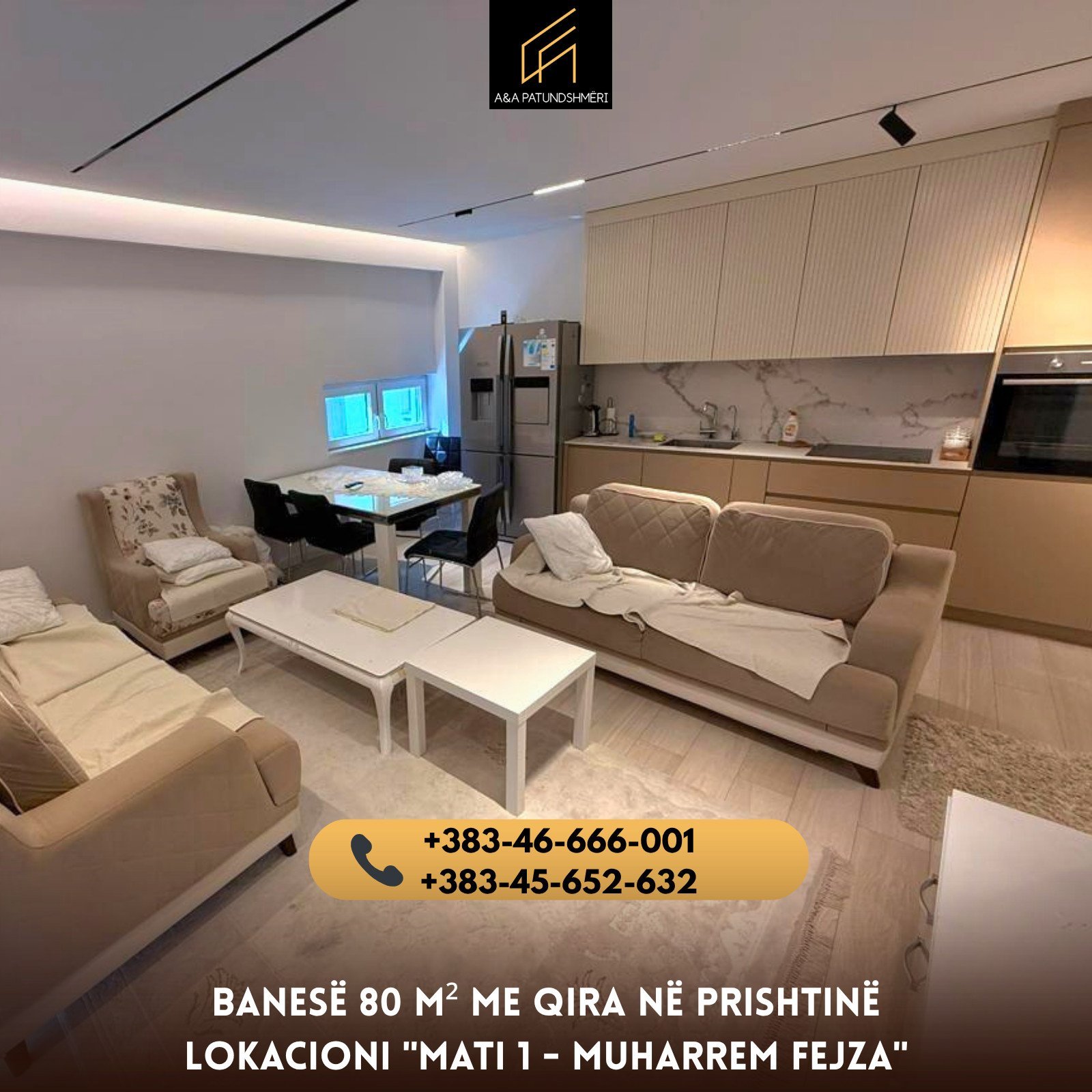 Banesë 80m² me Qira Prishtinë/Mati 1