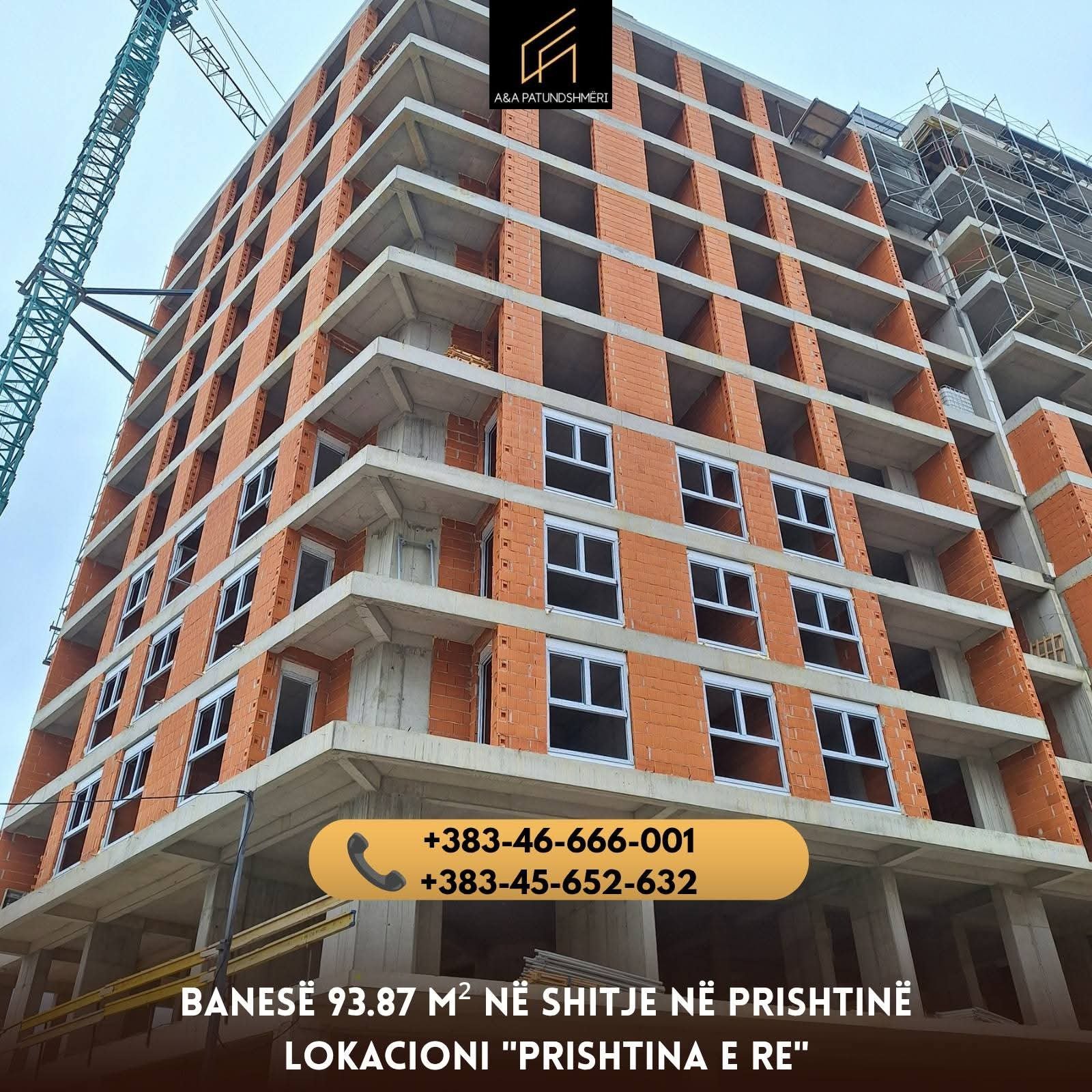 Banesë 93.87 m² në Shitje Prishtinë / Prishtina e Re