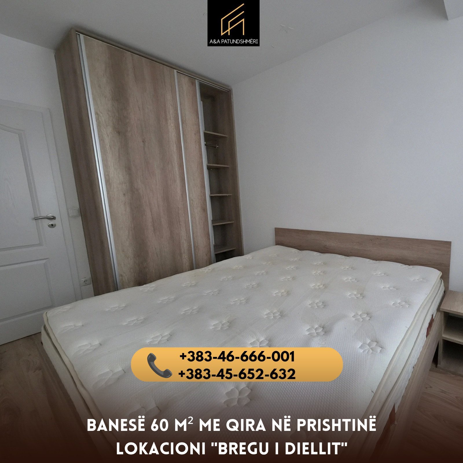 Banesë 60 m² me Qira Prishtinë/Bregu i Diellit