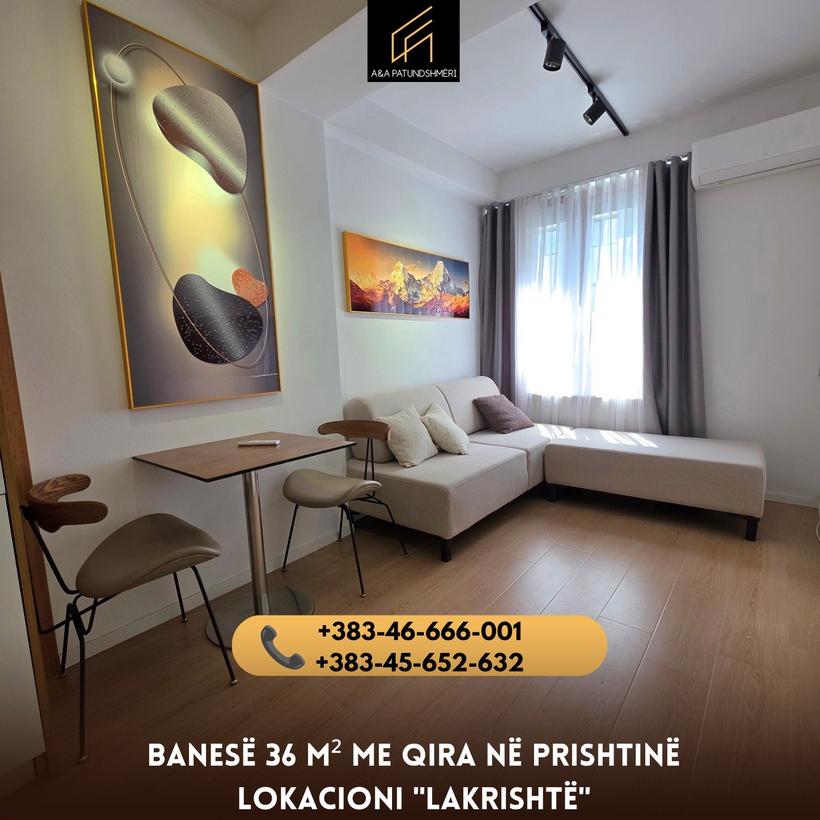 Banesë 36 m² me Qira Prishtinë/Lakrishtë