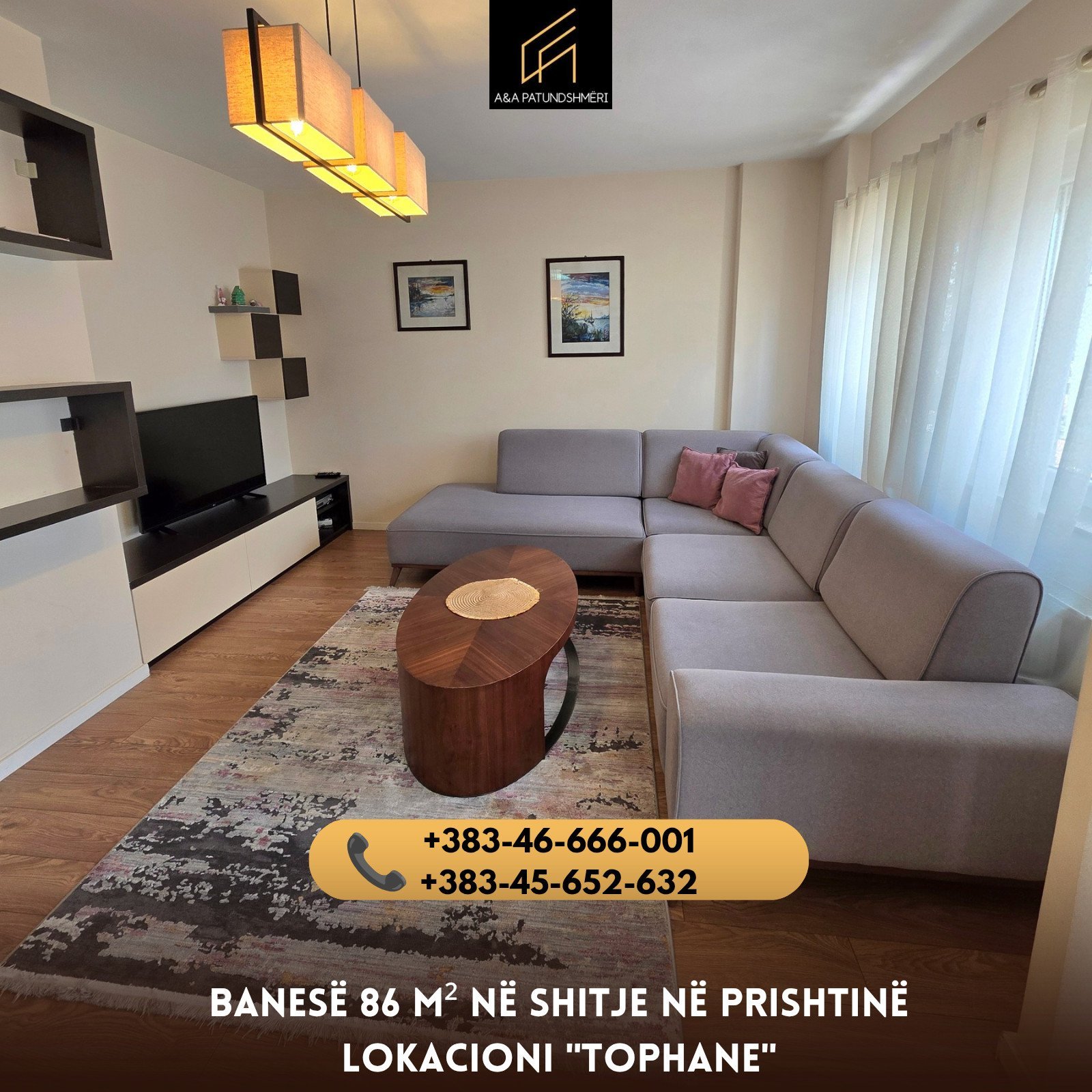 Banesë 86m² në Shitje Prishtinë/Tophane