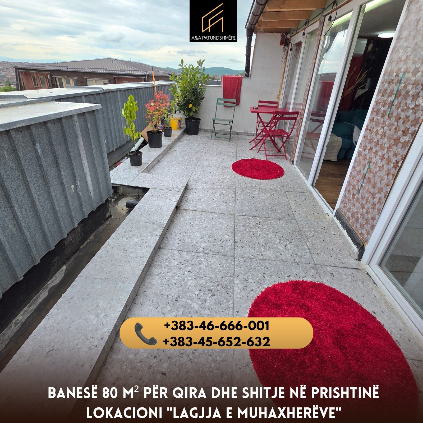 Banesë 80 m² me Qira Prishtinë/Lagjja e Muhaxherëve