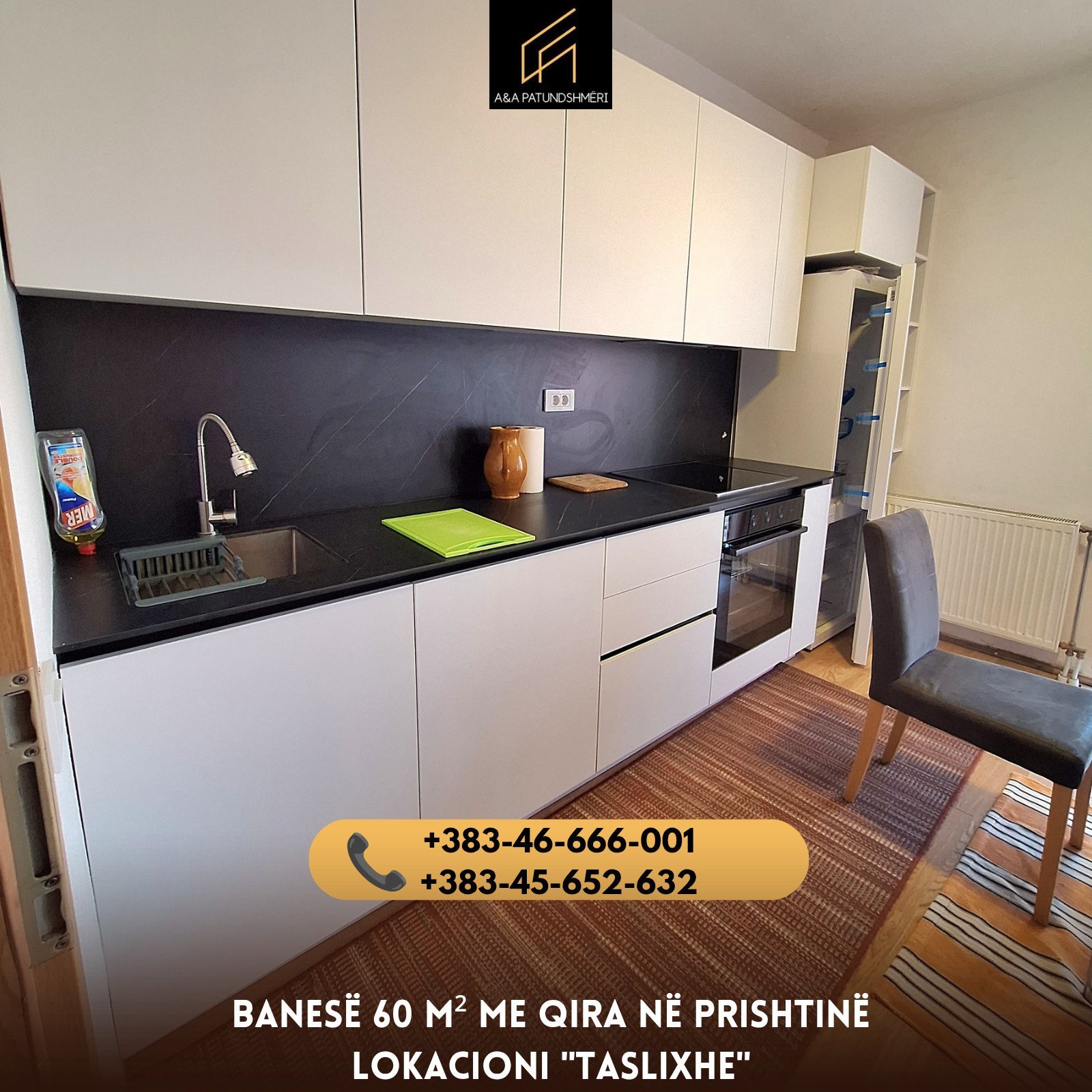 Banesë 60m² me Qira Prishtinë/Taslixhe