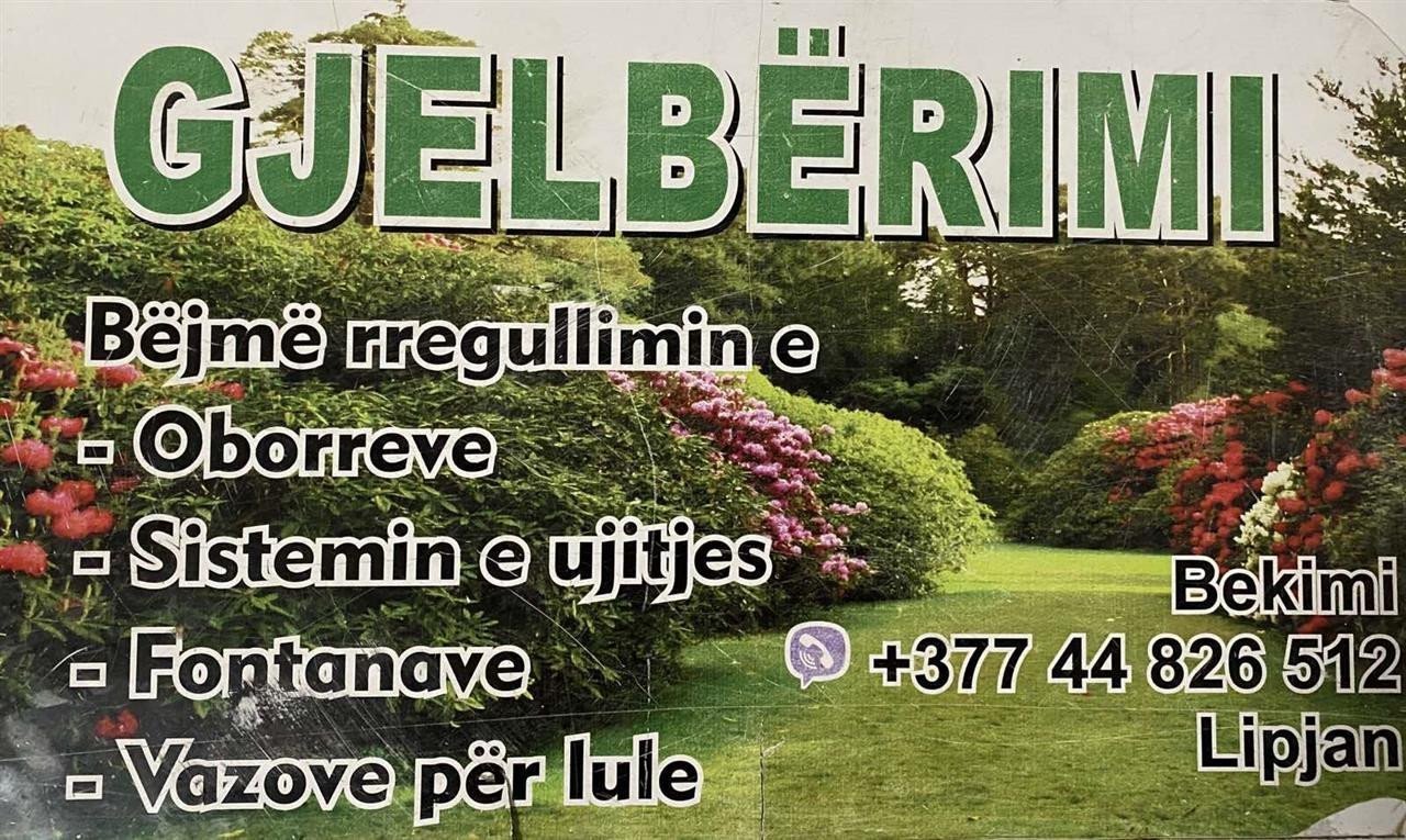 Bejm rregullimin e oborrev në menyrë profesionale