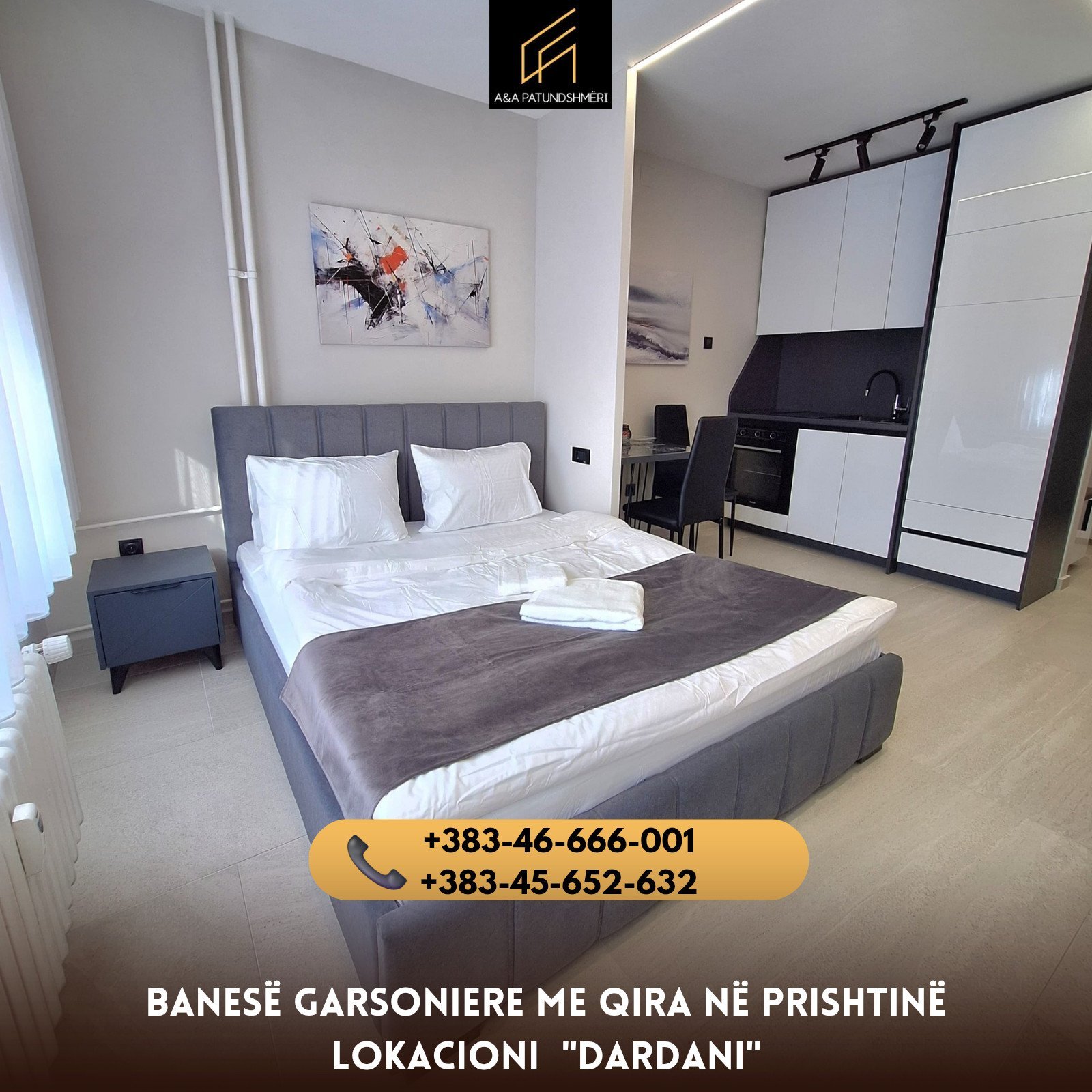 Banesë Garsoniere me Qira Prishtinë/Dardani