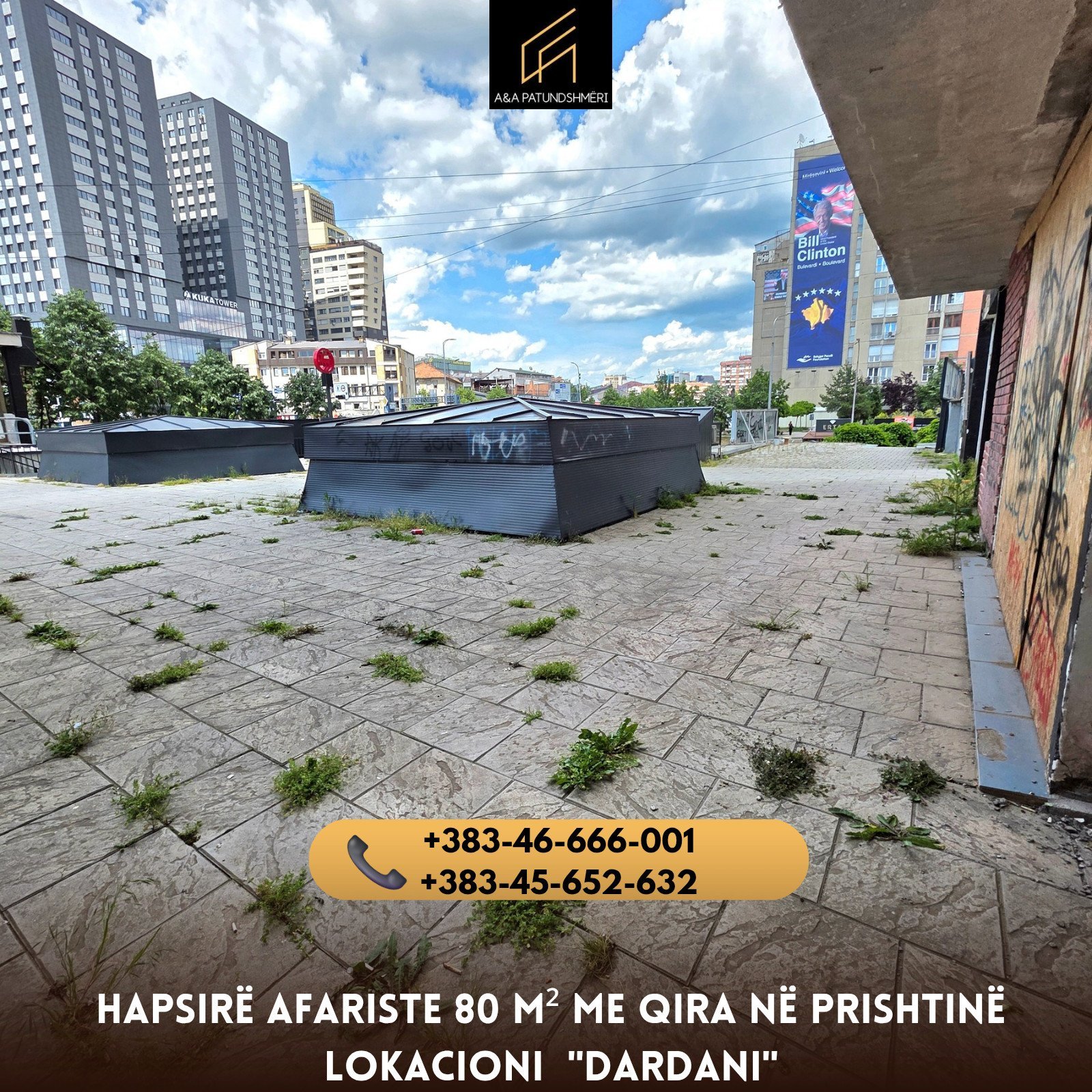 Banesë / Hapsirë Afariste 80m² me Qira Prishtinë/Dardani