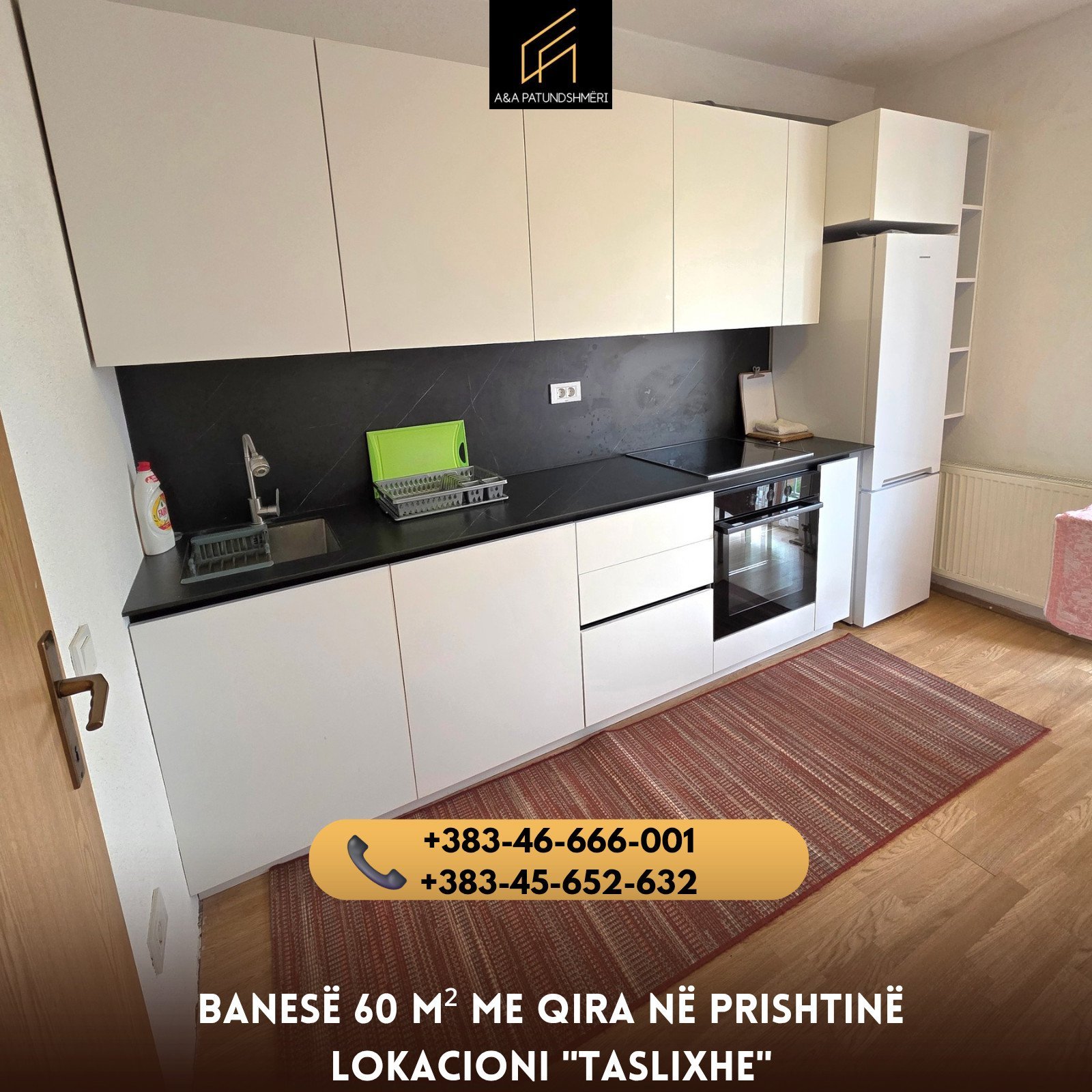 Banesë 60 m² me Qira Prishtinë/Taslixhe