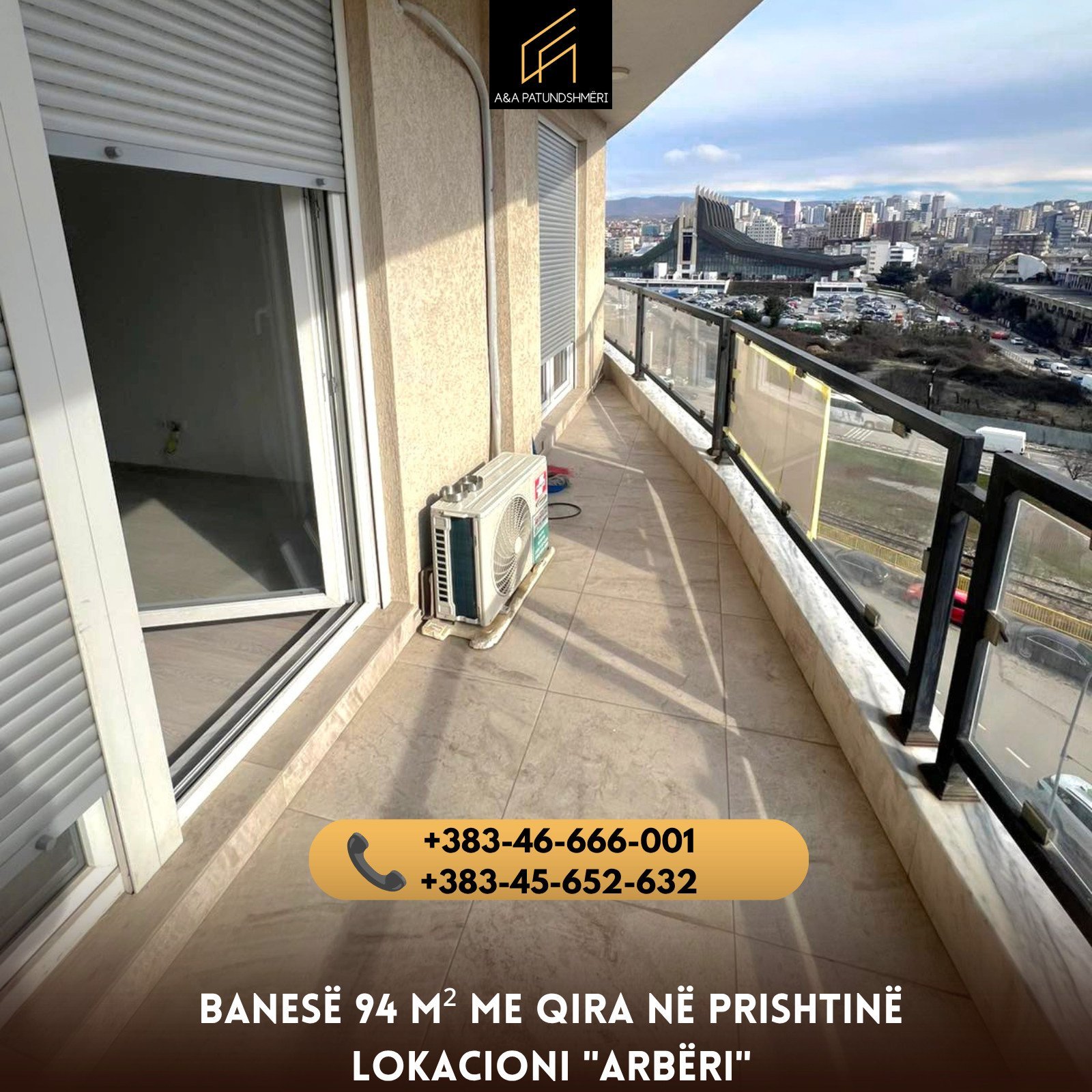 Banesë 94 m² me Qira Prishtinë/Arbëri
