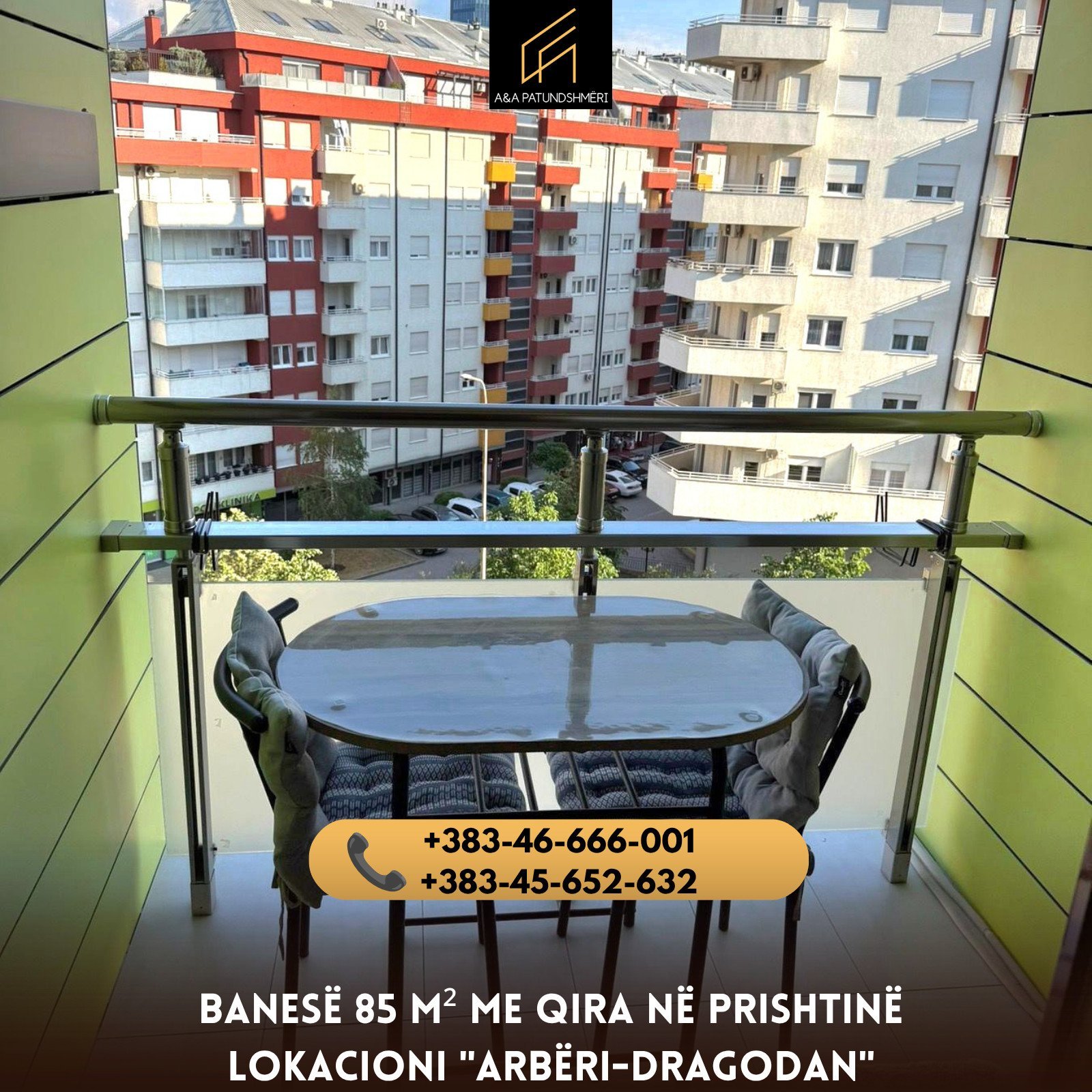 Banesë 85 m² me Qira Prishtinë/Arbëri