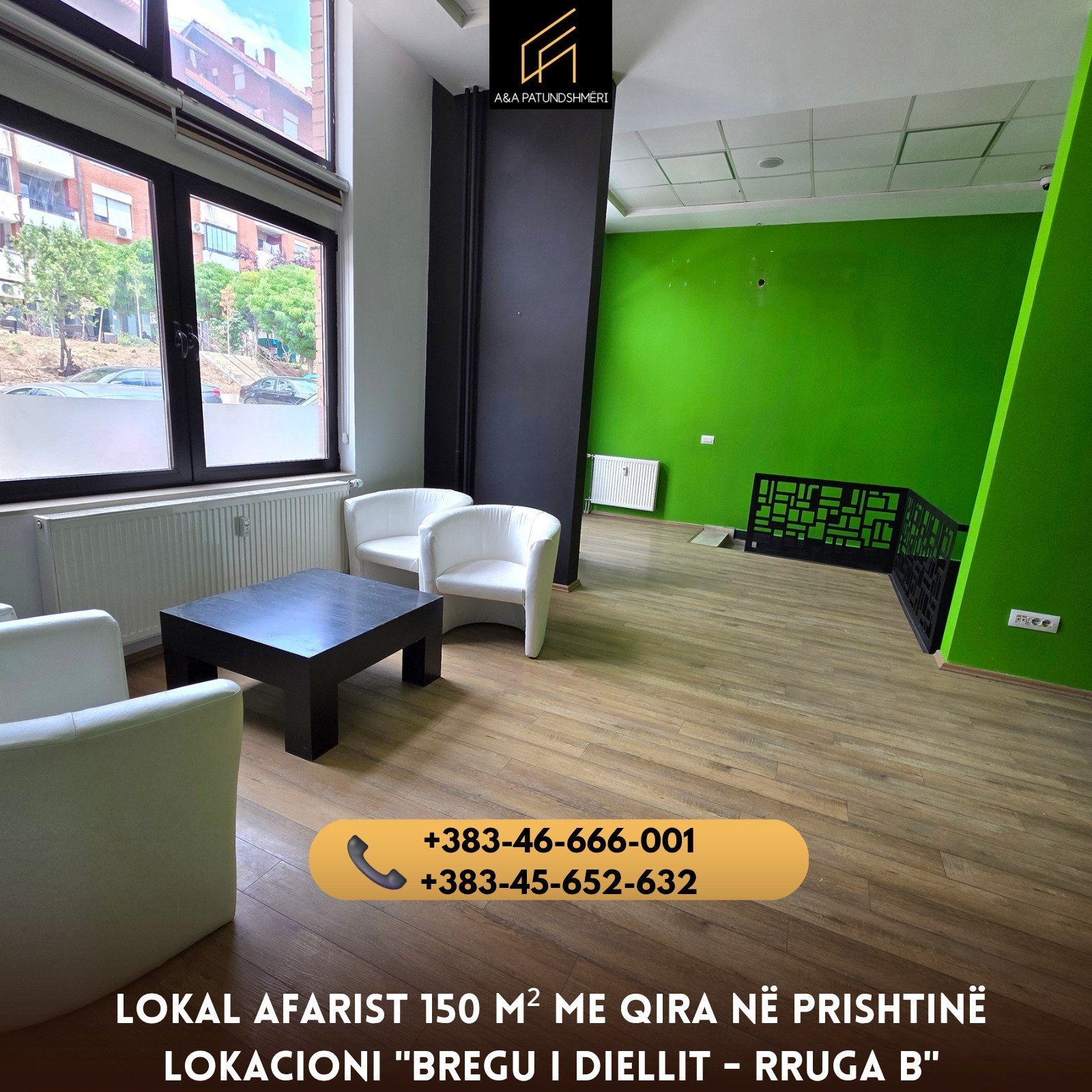 Lokal Afarist 150m² me Qira Prishtinë/Bregu i Diellit