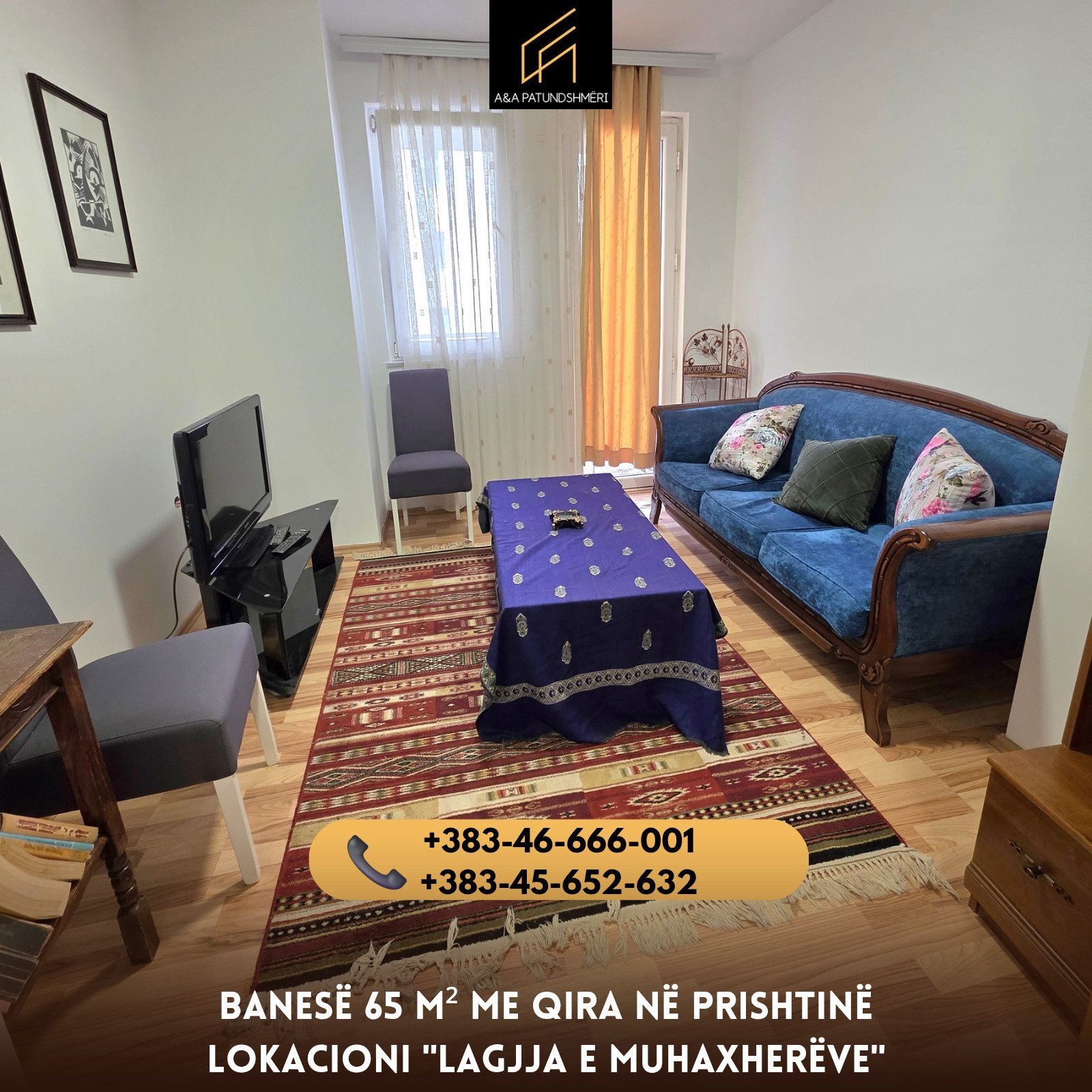 Banesë 65 m² me Qira Prishtinë/Lagjja e Muhaxherëve