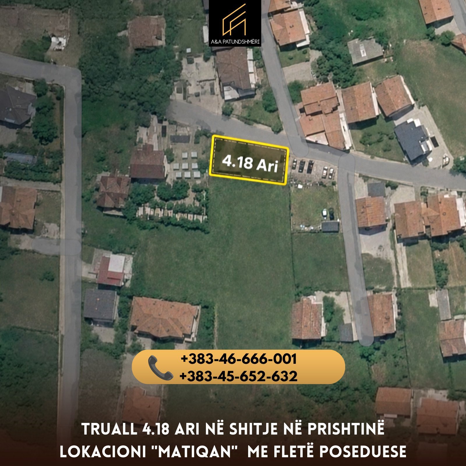 Truall 4.18 Ari në Shitje Prishtinë/Matiqan Me Fletë Poseduese