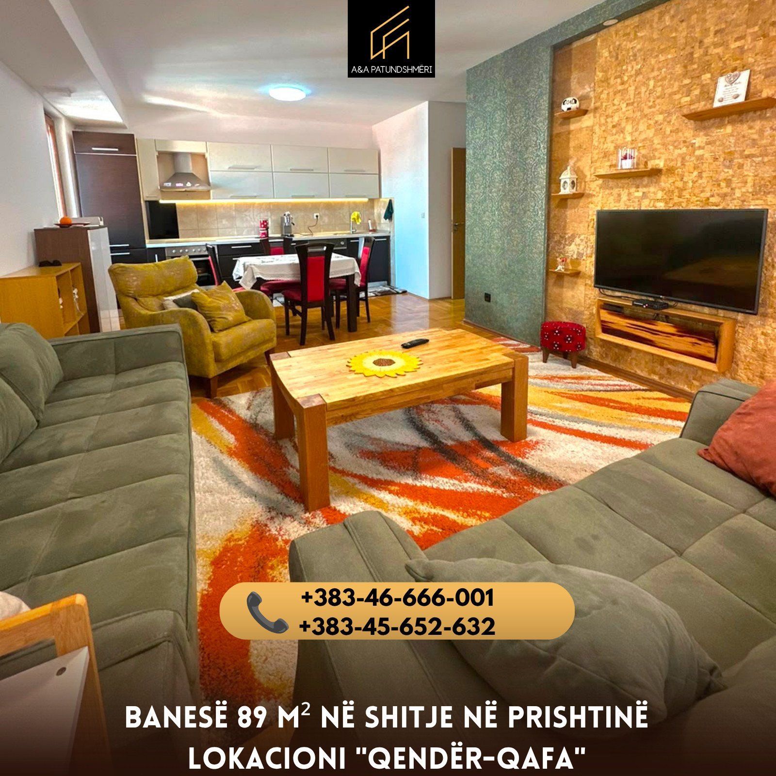 Banesë 89m² në Shitje Prishtinë/Qendër-Qafa