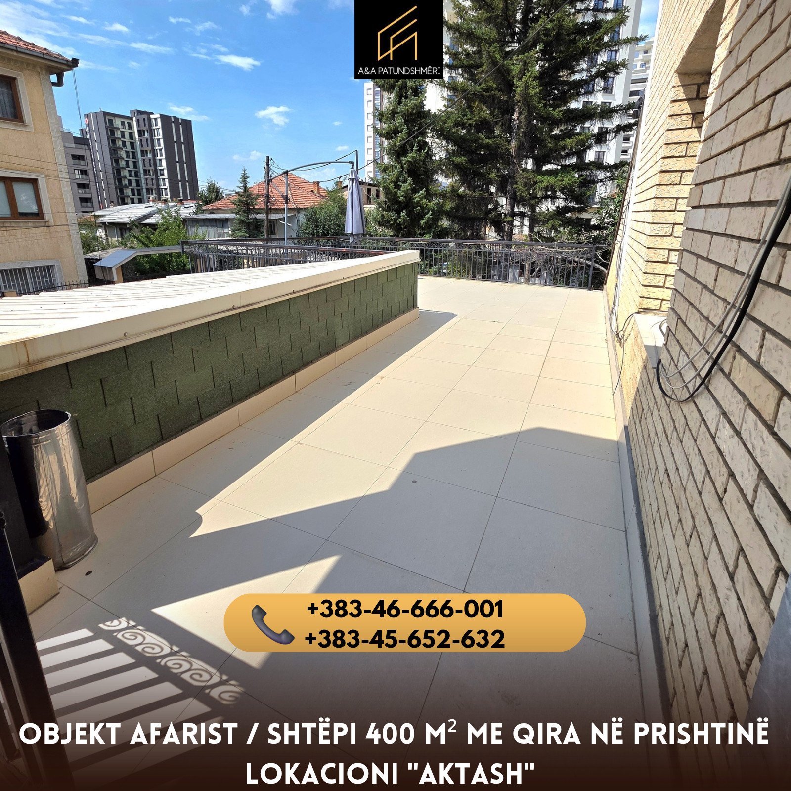 Objekt Afarist 400m² me Qira Prishtinë/Aktash