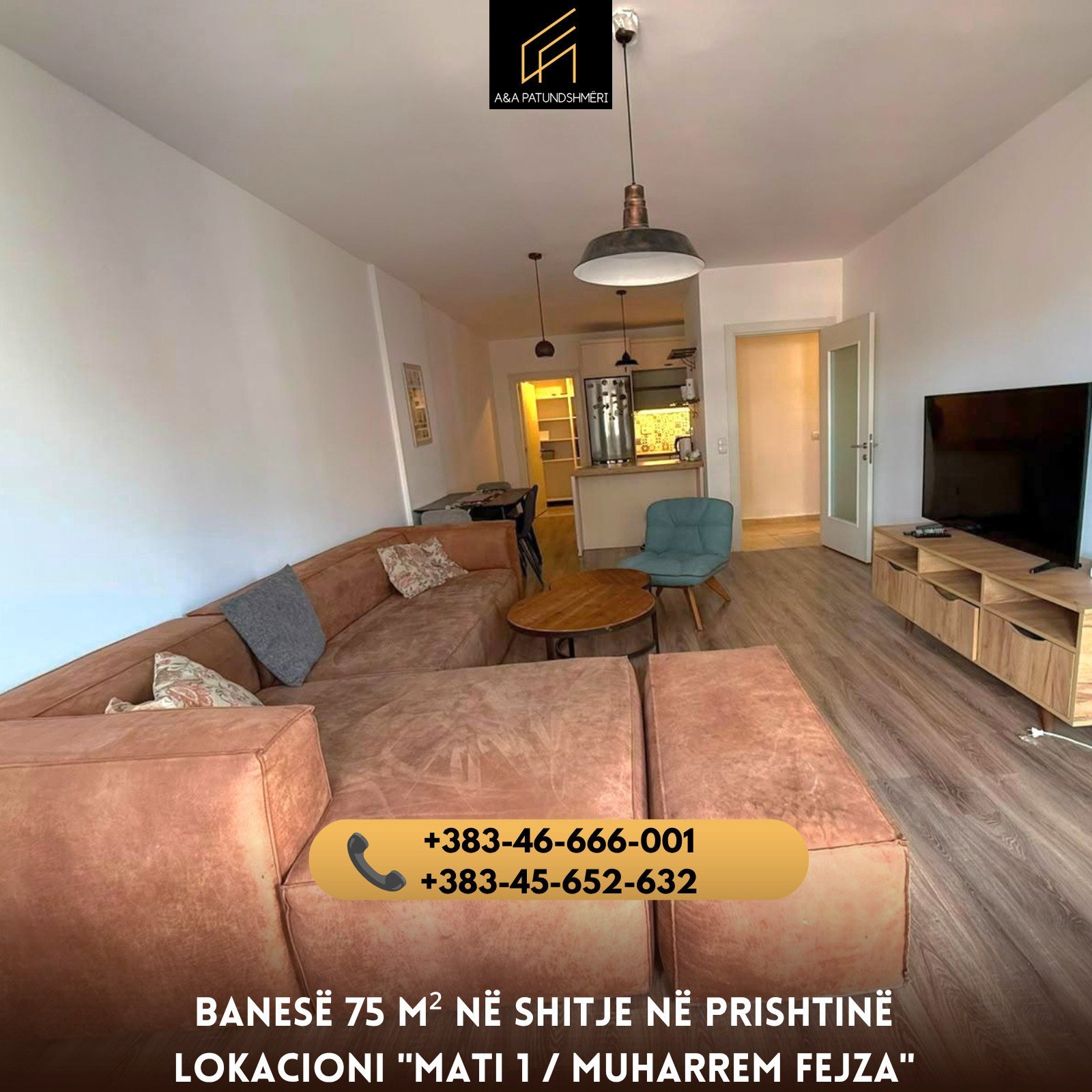 Banesë 75m² në Shitje Prishtinë/Muharrem Fejza