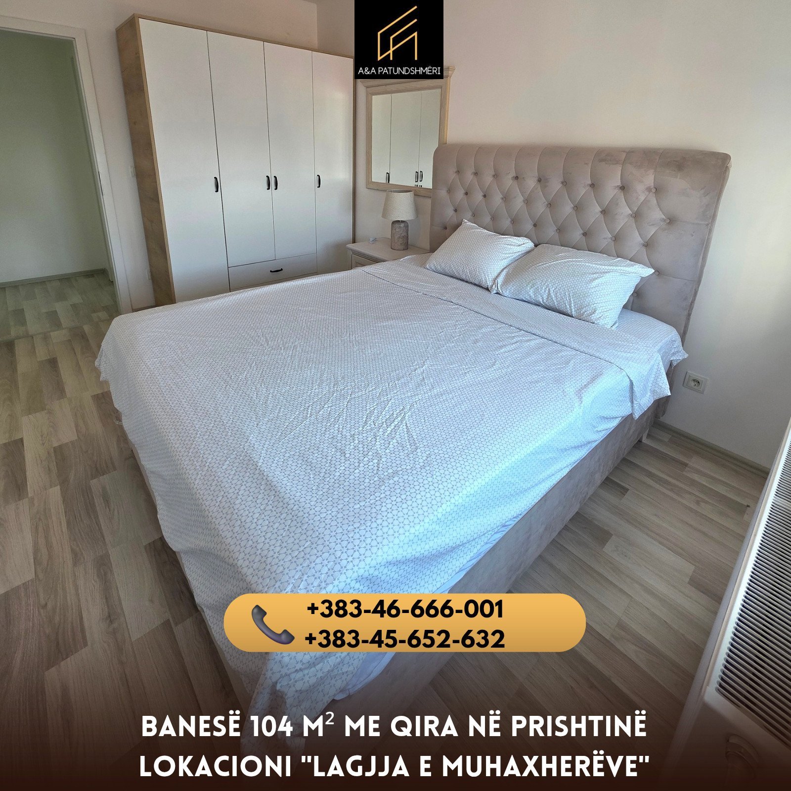 Banesë 104m² me Qira Prishtinë/Lagjja e Muhaxherëve