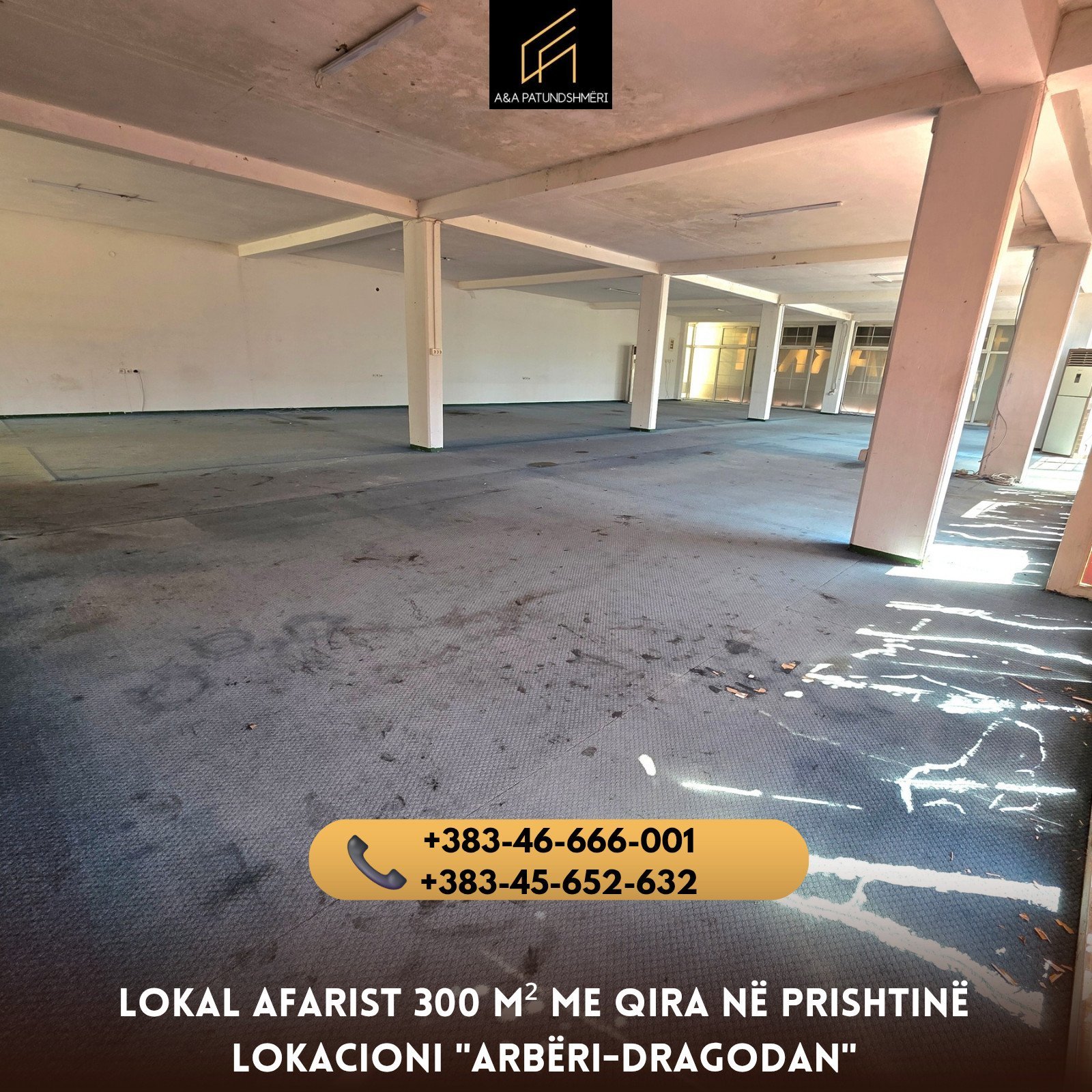 Lokal Afarist 300m² me Qira Prishtinë/Arbëri