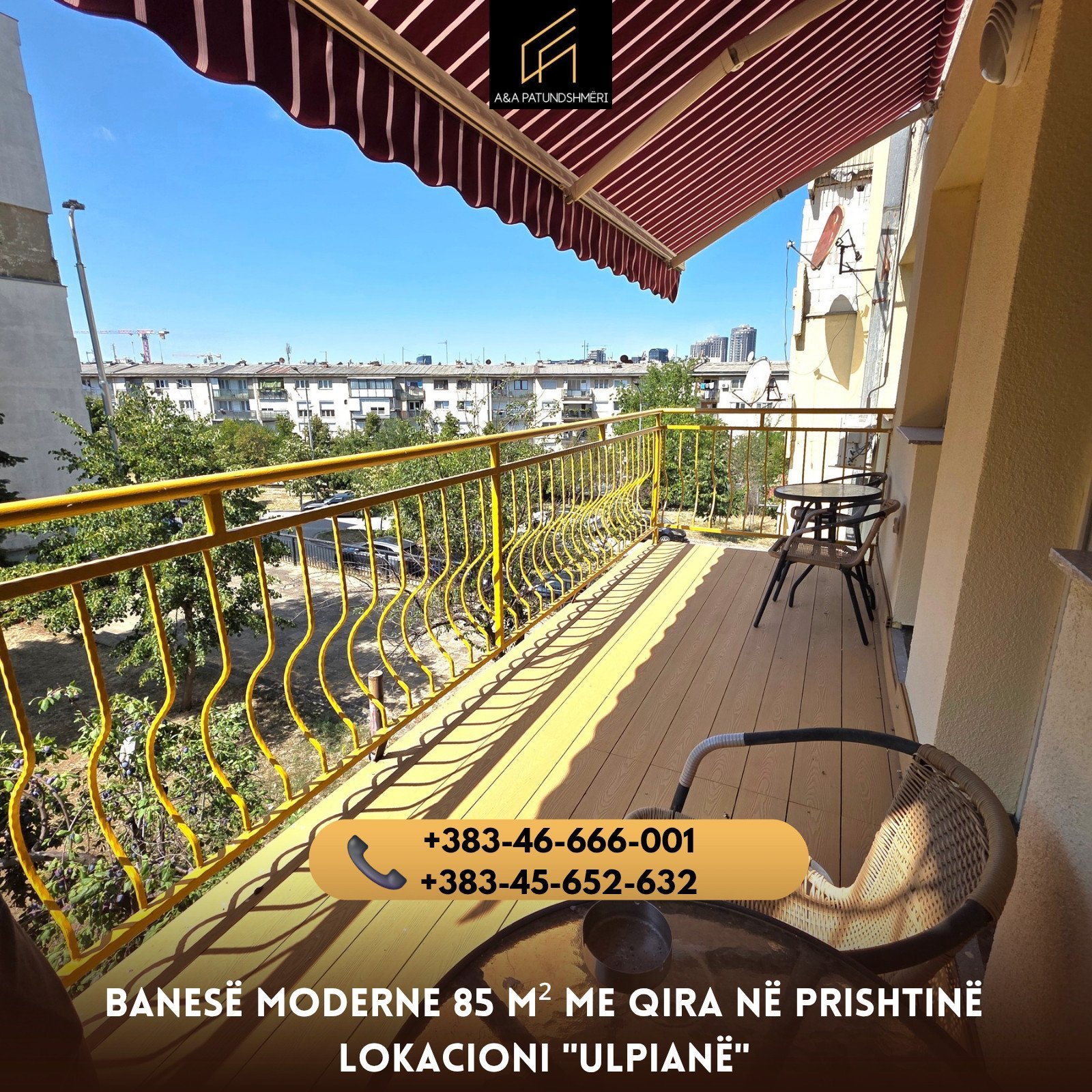 Banesë 85m² me Qira Prishtinë/Ulpianë