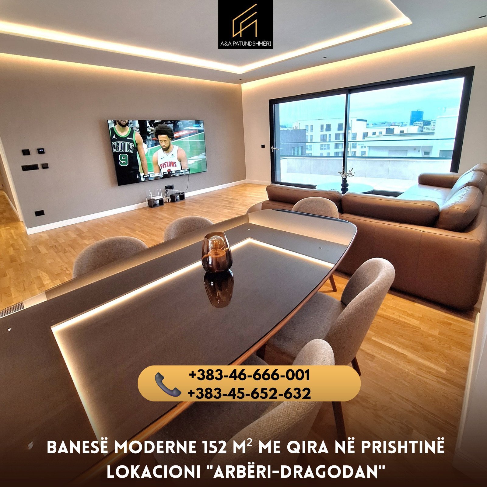 Banesë Moderne 152 m² me Qira Prishtinë/Arbëri