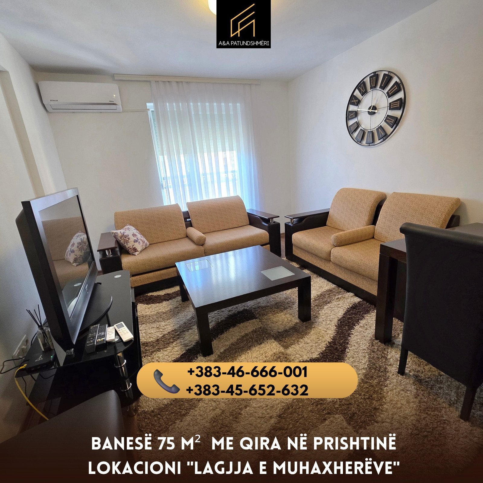 Banesë 75m² me Qira Prishtinë/Lagjja e Muhaxherëve