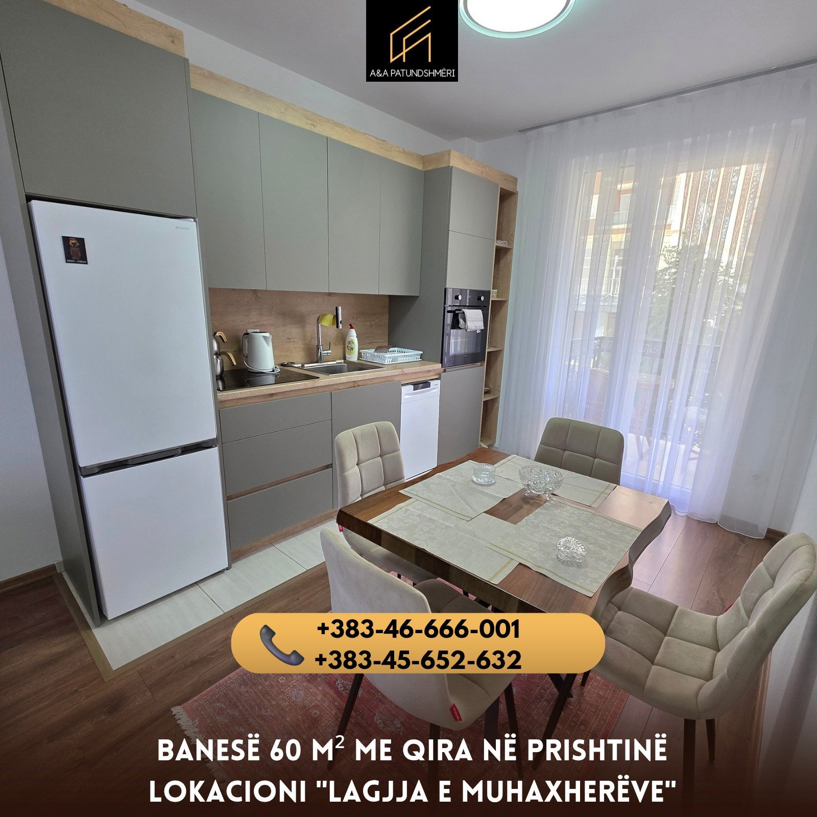 Banesë 60m² me Qira Prishtinë/Lagjja e Muhaxherëve