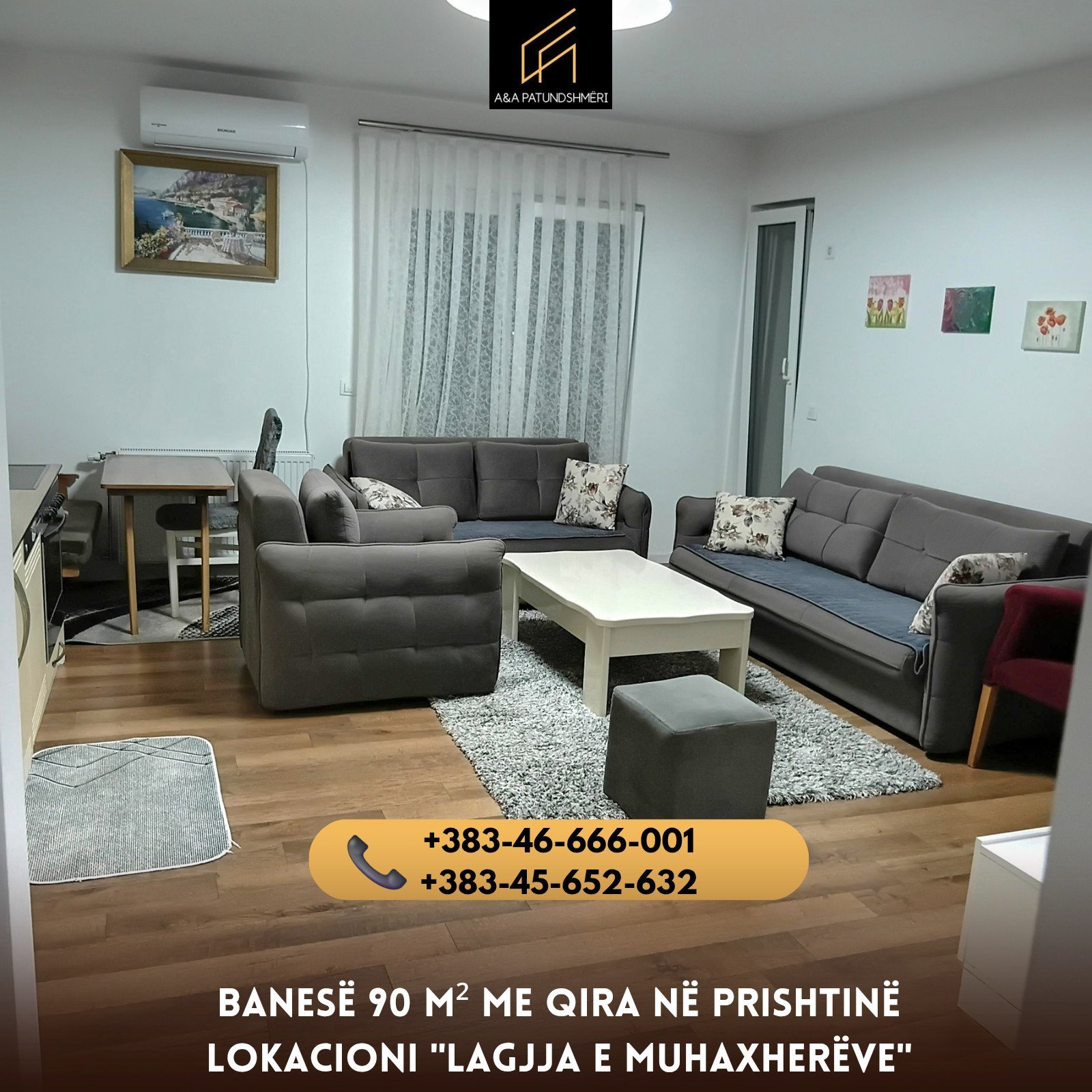 Banesë 90m² me Qira Prishtinë/Lagjja e Muhaxherëve