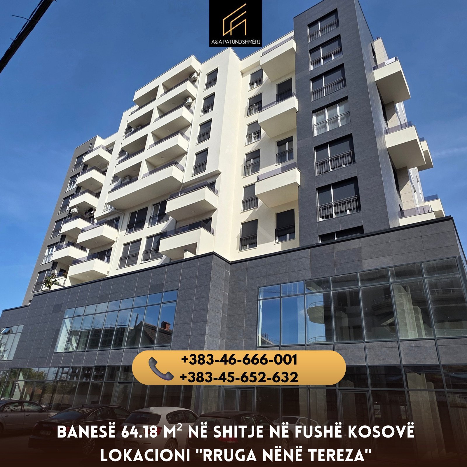 Banesë 64.18m² në Shitje në Fushë Kosovë