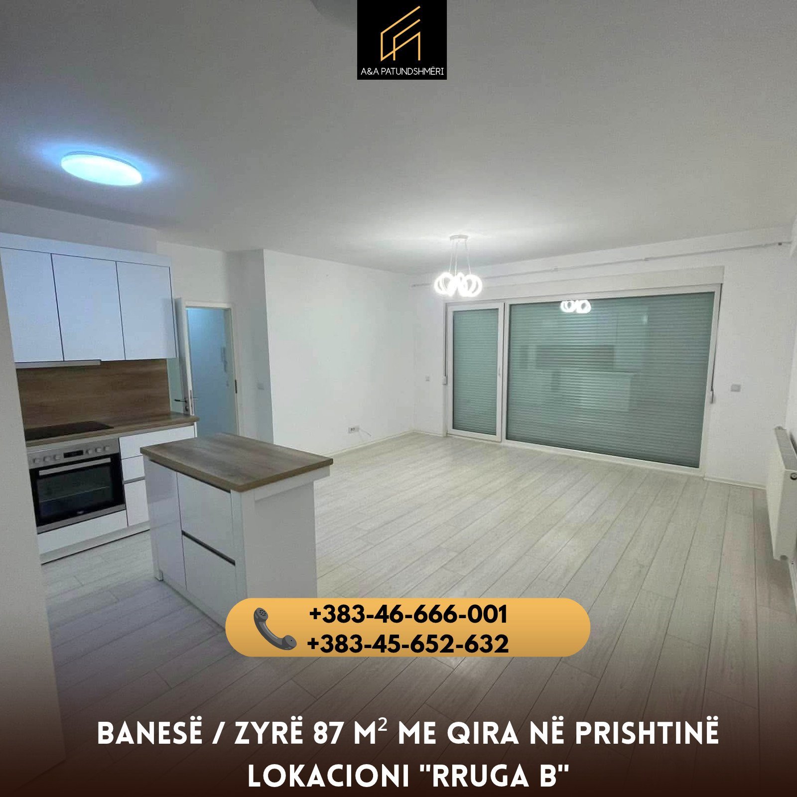 Banesë / Zyrë 87m² me Qira Prishtinë/Rruga B