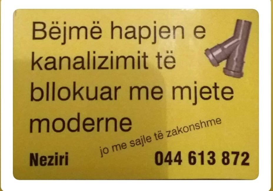 Kompani per hapjen e kanalizimit