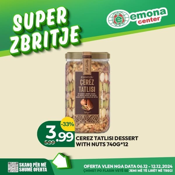 Cerez tatlisi dessert