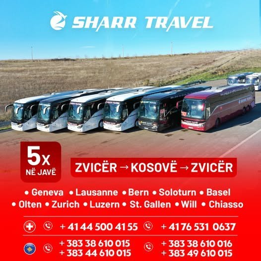 Super çmime , komoditet dhe cilësi vetëm me SHARR TRAVEL