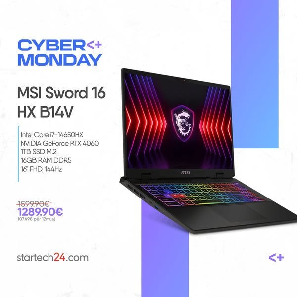 MSI SWORD 16 HX B14V