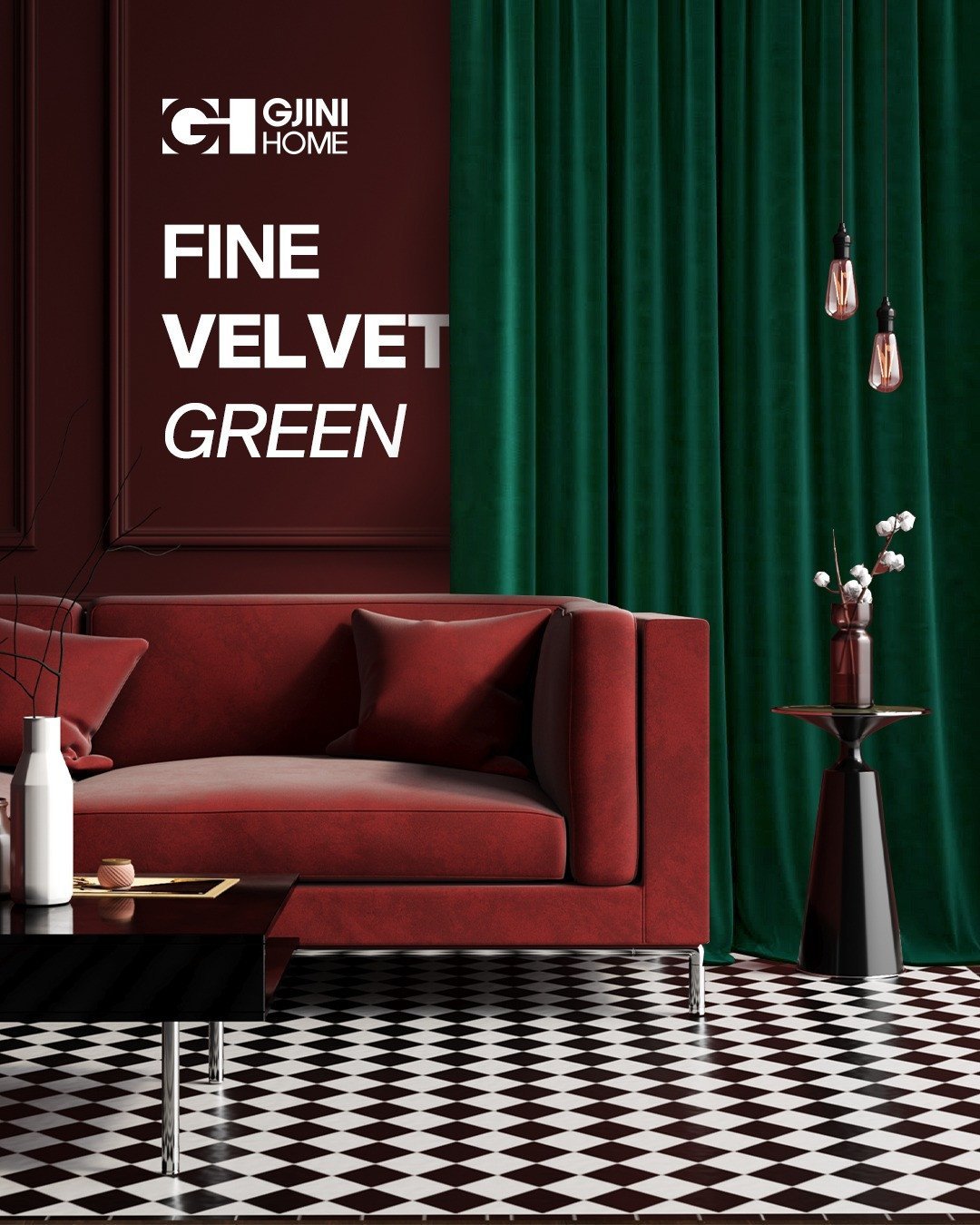 Perdet Fine Velvet Green