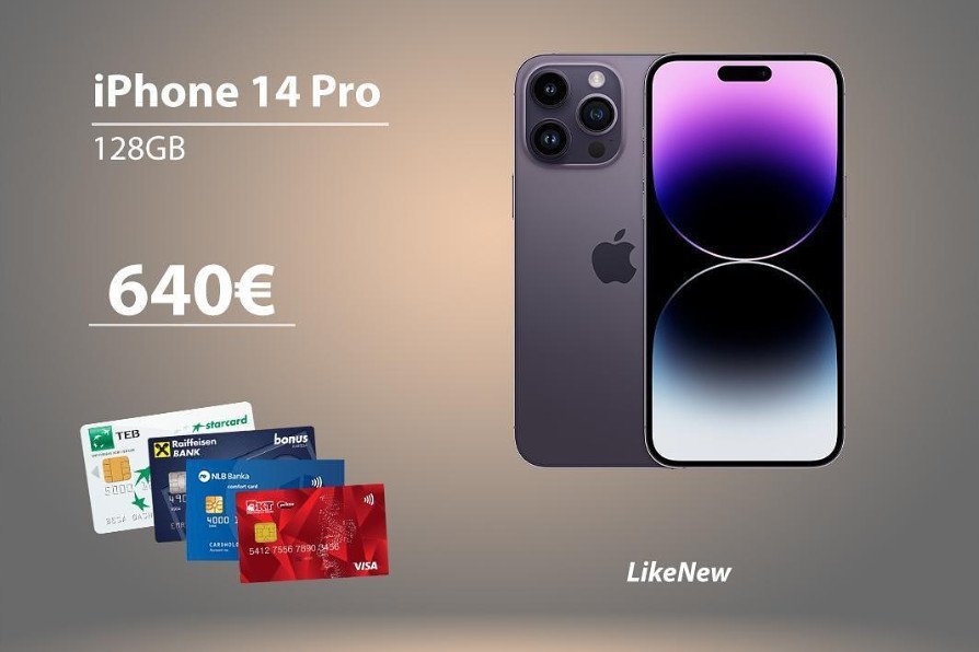 iPhone 14 Pro 640 euro