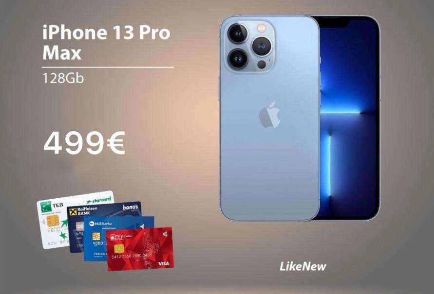 iPhone 13 Pro Max 499 euro