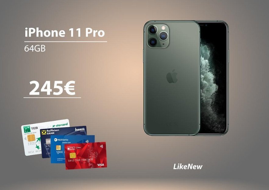 iPhone 11 Pro 245 euro