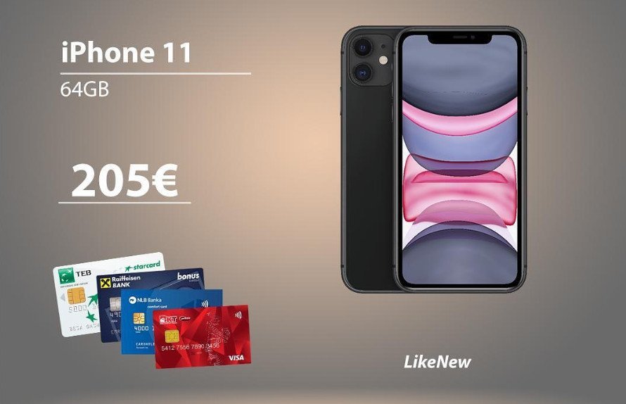 iPhone 11 205 euro