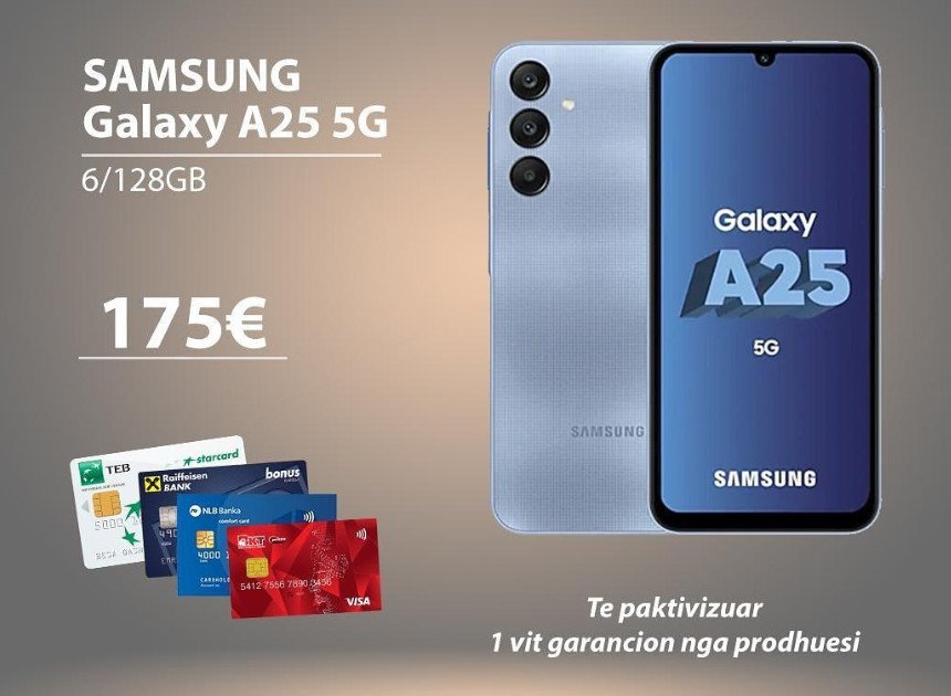 Galaxy A25 175 euro