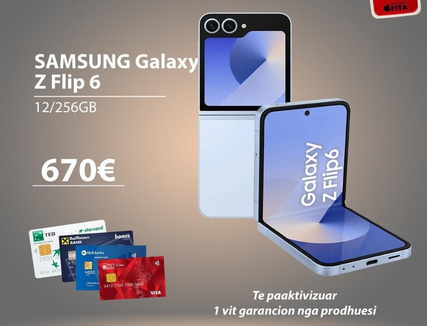 Galaxy Z flip 6  670 euro