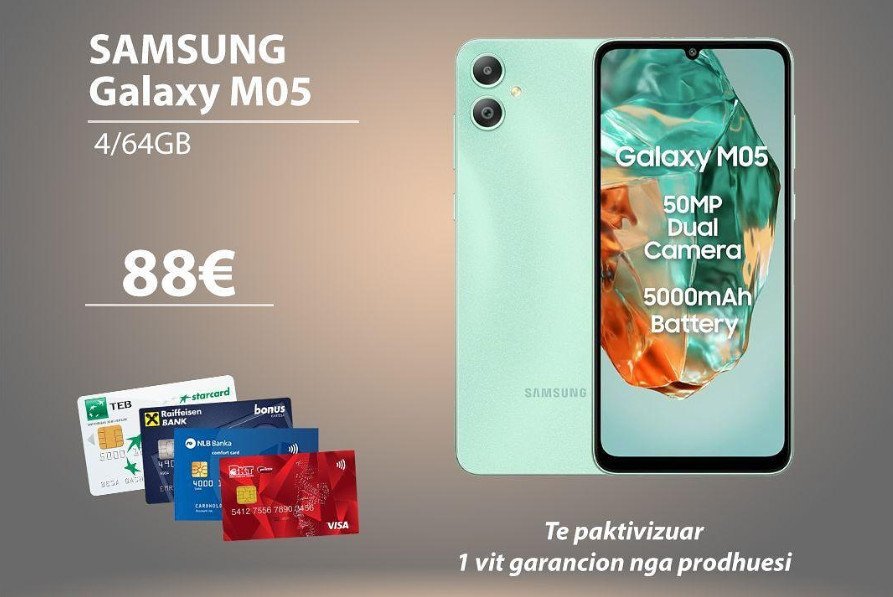 Galaxy M05 88 euro