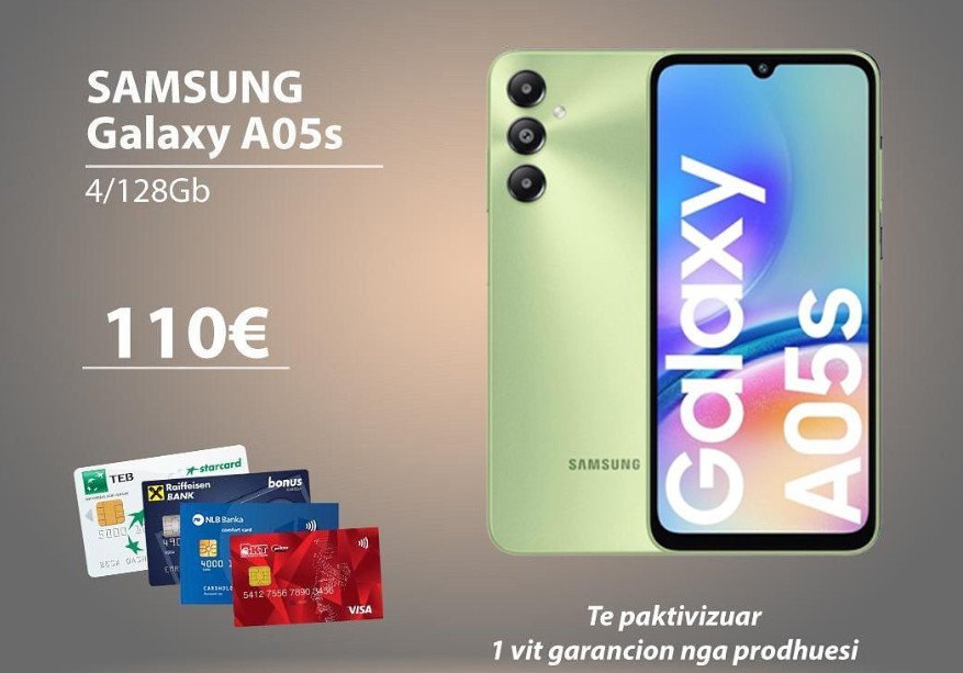 Samsung Galaxy A05s 110 euro