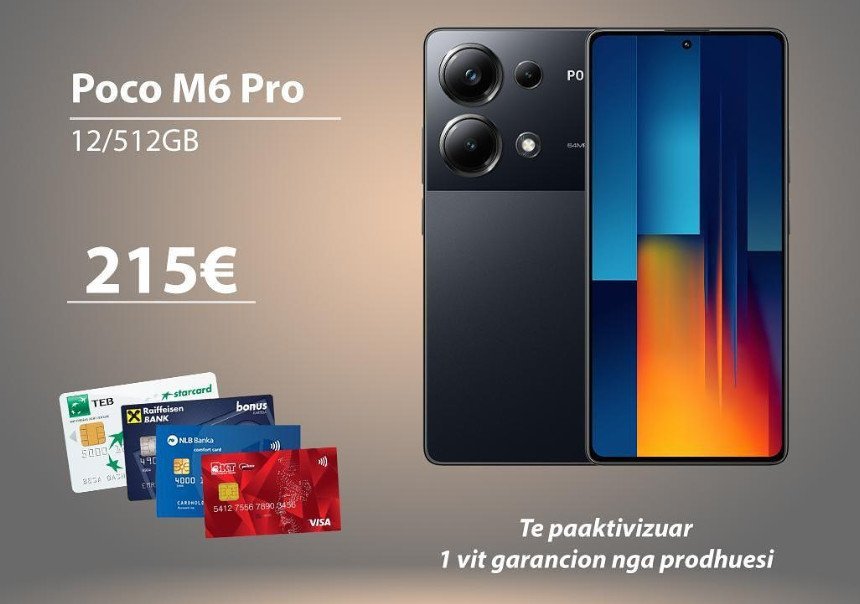 POCO M6 Pro 215 euro