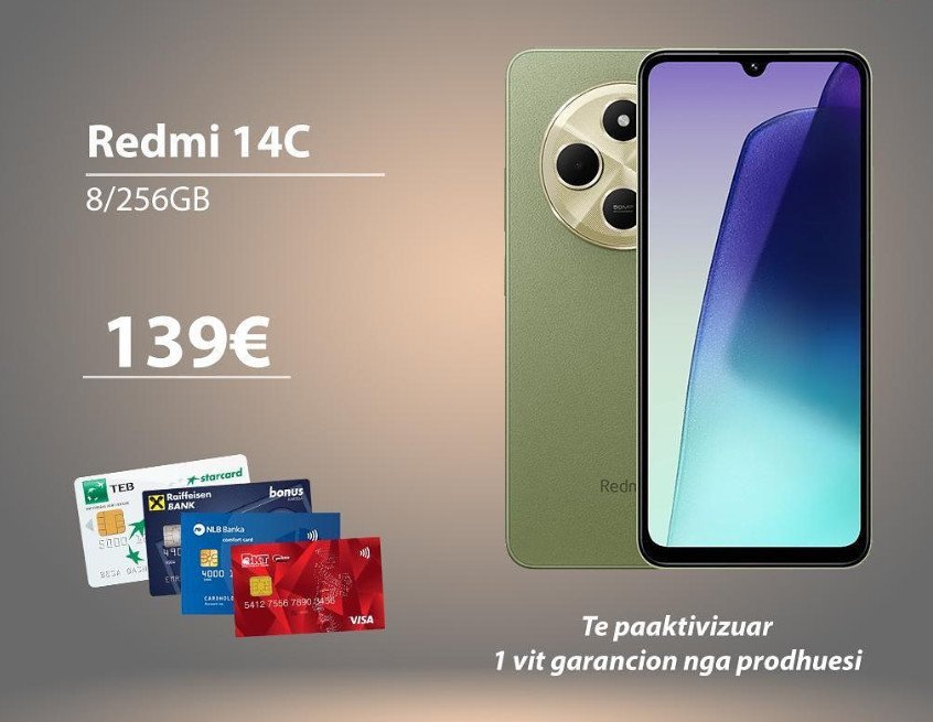 Redmi 14C 139 euro