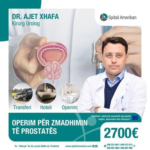 Operacion për zmadhimin e prostatës