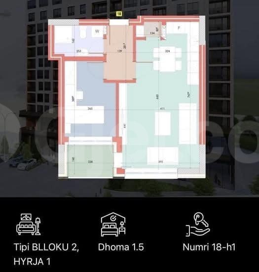 SHITET BANESA Në Tophane-Prishtinë Sipërfaqja:58.89m2