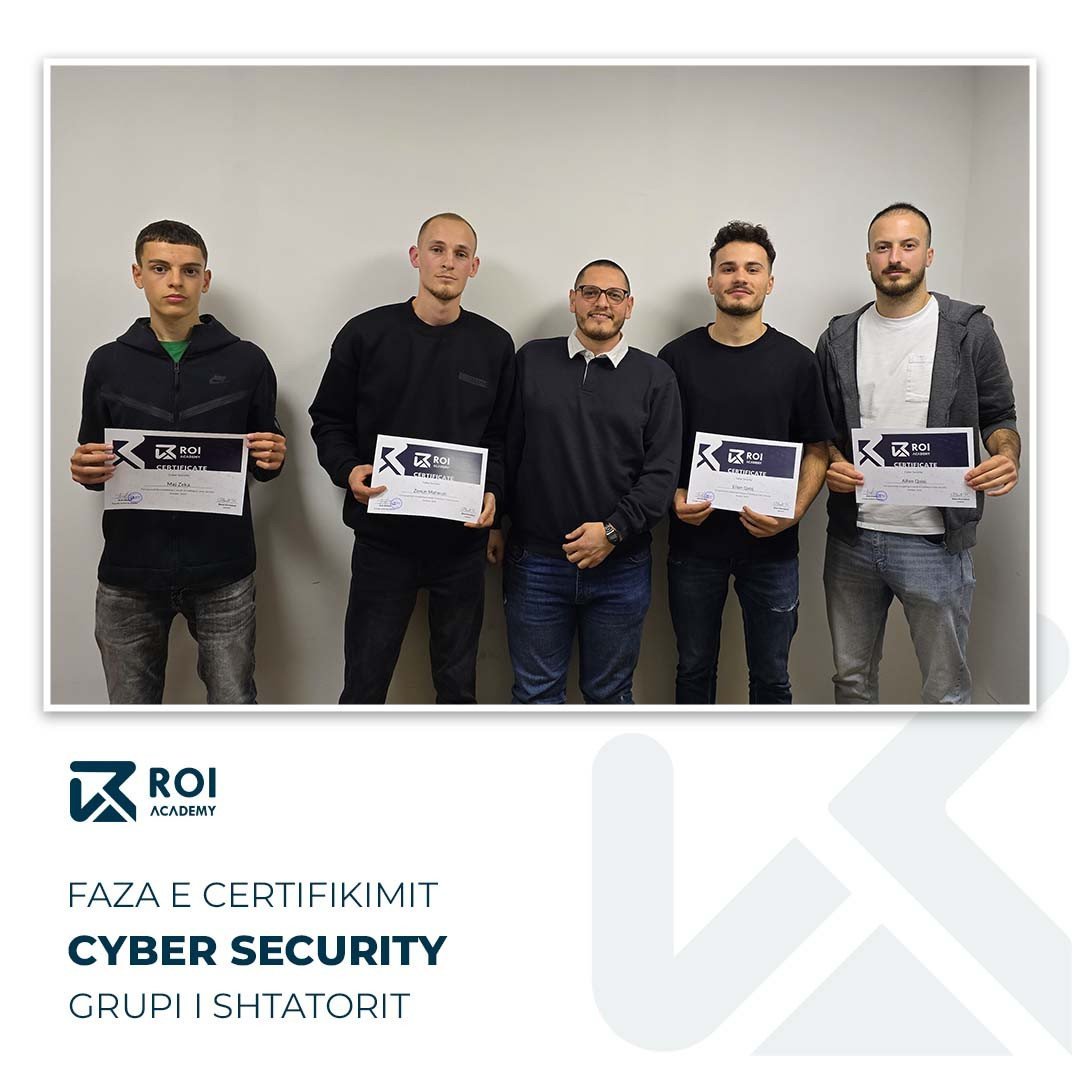 U bë certifikimi i grupit që përfundoi trajnimin për Cyber Security