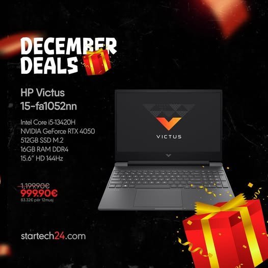 HP Victus 15-fa 1052nn