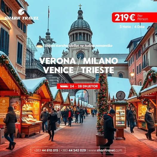 VERONA - MILANI - VENECIE - TRIESTE