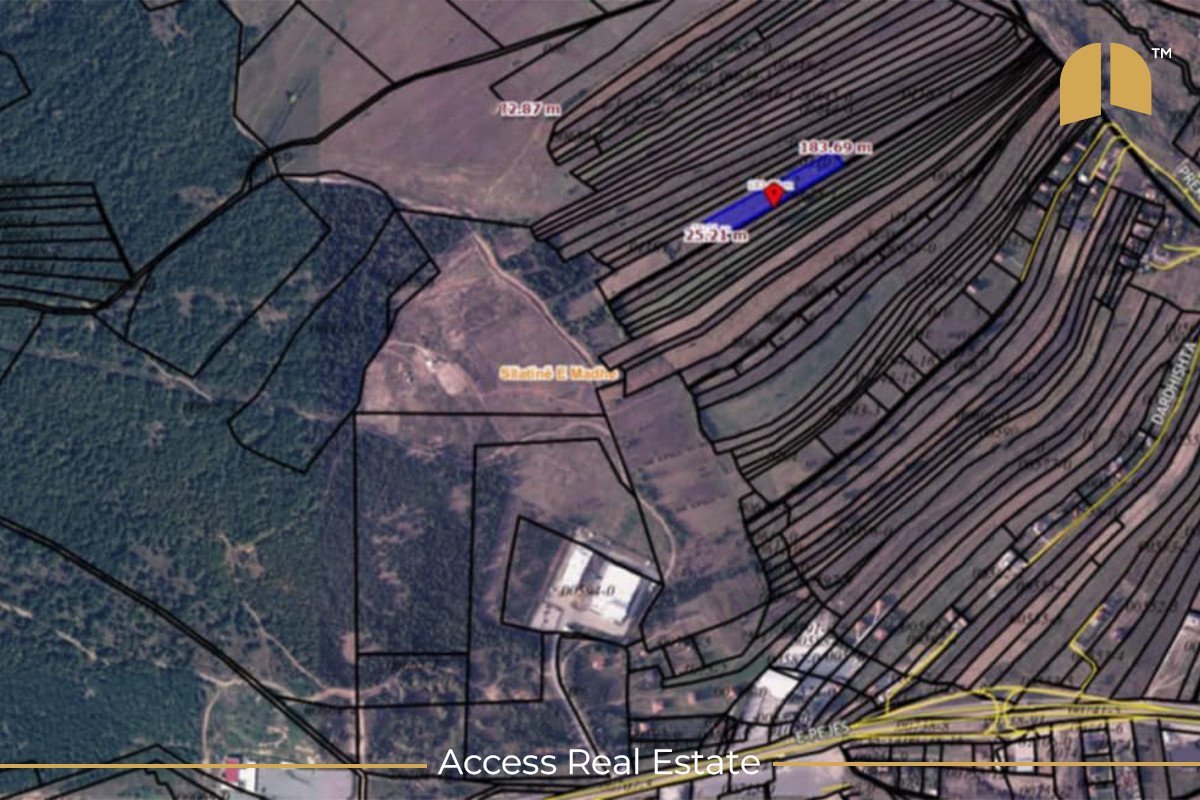 2 Parcela në SHITJE me FLETË POSEDUESE – 41.8 Ari – Sllatinë e Madhe